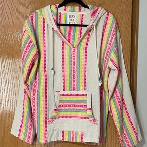 Xl Beach By Exist Multicolor Baha hoody hoodie 100% cotton